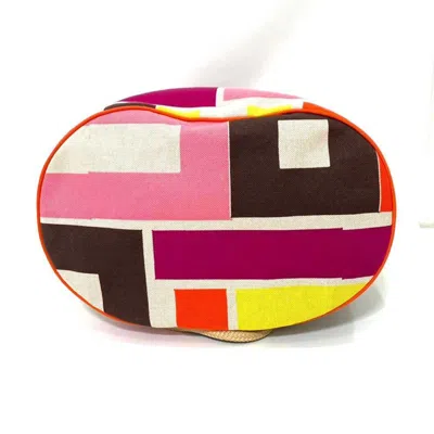 Pre-owned Hermes Multi-color Cotton Canvas Shoulder Bag ()