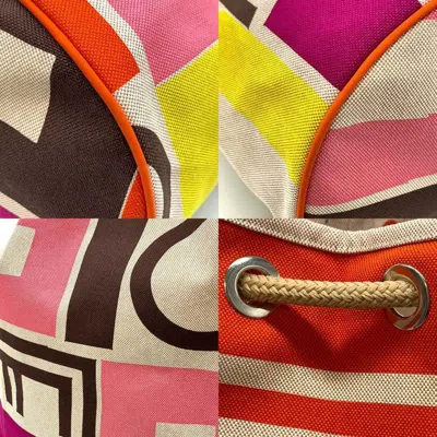 Pre-owned Hermes Multi-color Cotton Canvas Shoulder Bag ()