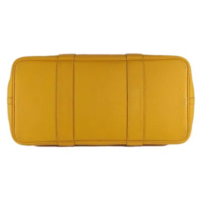 Pre-owned Hermes Yellow Country Leather Tote Bag ()