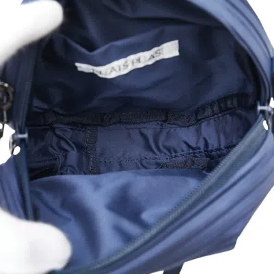 Pre-owned Issey Miyake Navy Polyester Shoulder Bag ()
