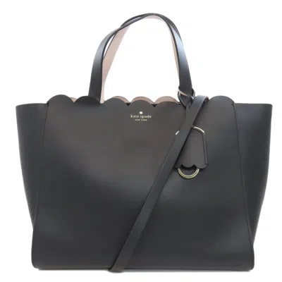 Pre-owned Kate Spade Black Leather Tote Bag ()