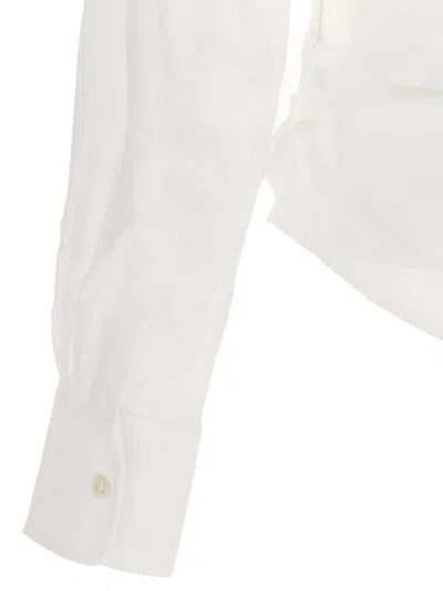 Jacquemus La Chemise Bahia Knotted Cotton Shirt