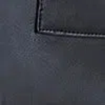 Kenneth Cole Faux Leather Shirt Collar Bomber Jacket In Multicolor