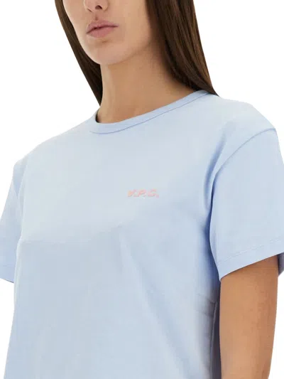 Apc A. P.c. "petit Vpc" T-shirt In Blue