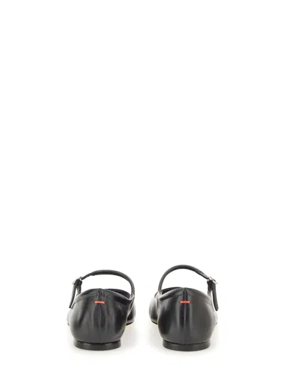 Aeyde Uma Nappa Leather Ballet Flats In Black