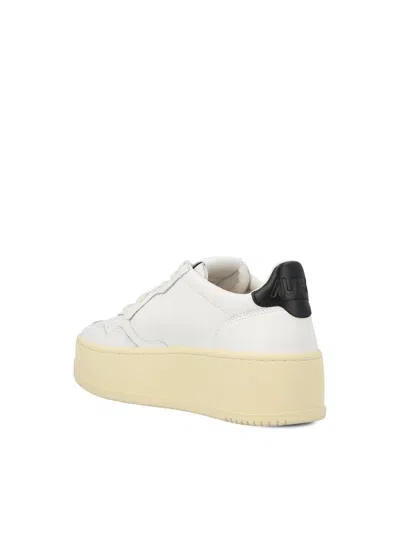 Autry Platform Low-top Sneakers With Platform In White
