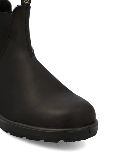 Blundstone 510 Boots Voltan Black Leather In Black & Black
