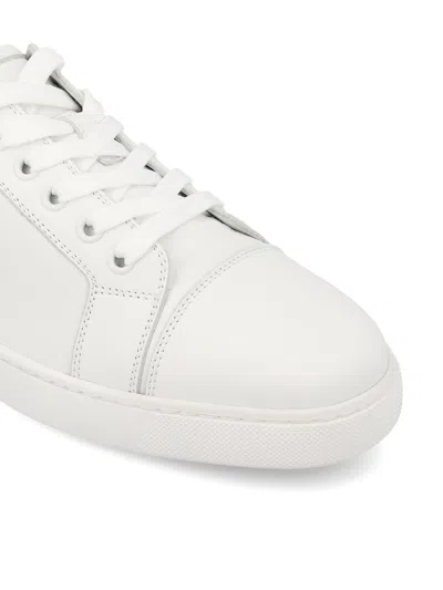 Christian Louboutin Fun Louise Junior Flat Sneakers In White