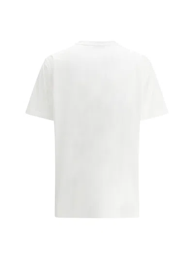 Burberry Women White Jersey Checked Twill-trimmed Cotton-jersey T-shirt Tee Shirt In White