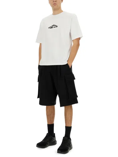 Dsquared2 Dsquared Men Cargo Bermuda Shorts "balloon" In Black