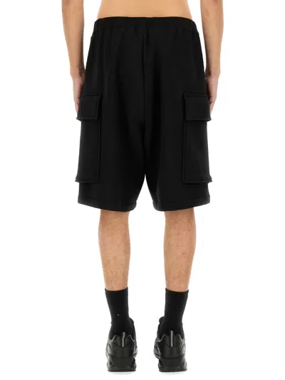 Dsquared2 Dsquared Men Cargo Bermuda Shorts "balloon" In Black