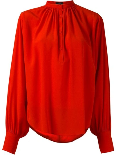 Joseph Gathered Neck Blouse