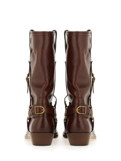 Isabel Marant Brown Heiko Mid-calf Boots In Brown
