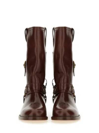 Isabel Marant Brown Heiko Mid-calf Boots In Brown