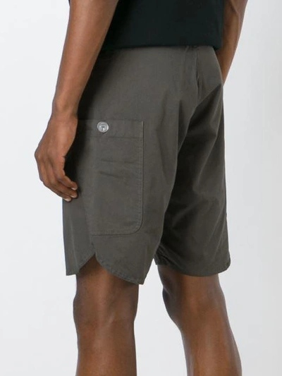 Shop Telfar Patch Pocket Shorts - Grey