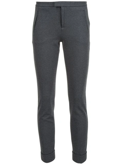 Atm Anthony Thomas Melillo Cuffed Ponte Classic Pants In Charcoal