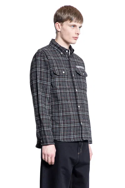 Carhartt Work In Progress Runaway Millett Check Button-down Shirt In Black