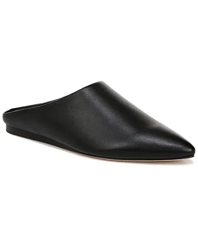 Vince Cay Slip On-b Leather Mule In Black