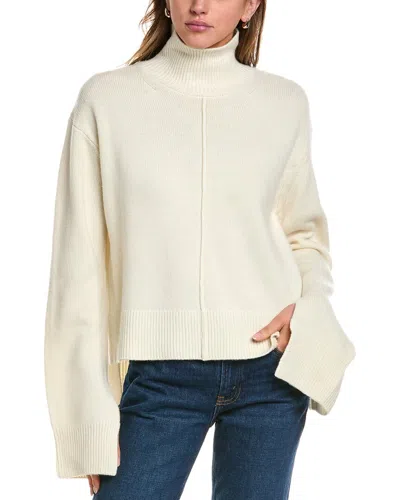 Femme Society Wool & Cashmere-blend Cardigan In Blue
