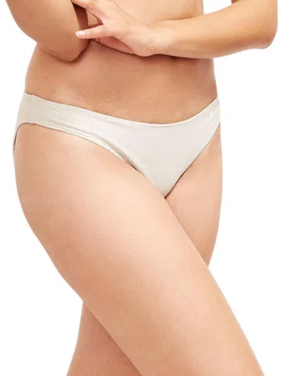 Sauipe Classic Brief Bikini Bottom In Platinum In Silver