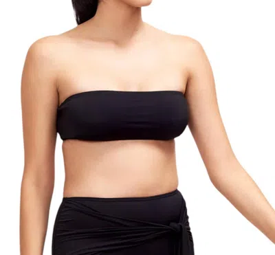 Sauipe Giovanna Bandeau Bikini Top In Black In Black