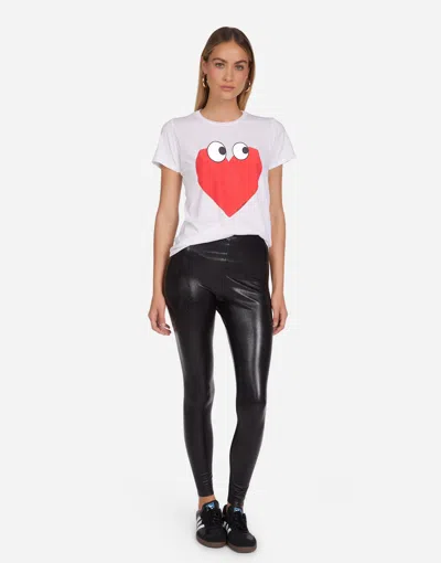 Lauren Moshi Croft Heart Face In White