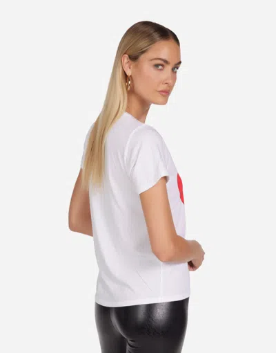 Lauren Moshi Croft Heart Face In White
