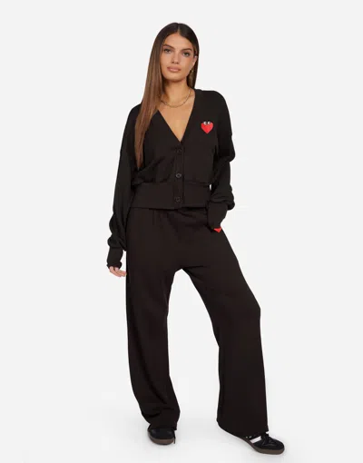 Lauren Moshi Juvia Heart Face Patch In Black