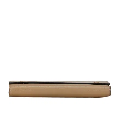 Pre-owned Celine Beige Leather Coin Purse/coin Case ()