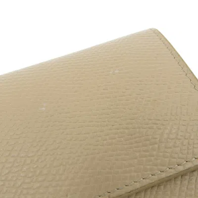 Pre-owned Celine Beige Leather Wallet (tri-fold) ()