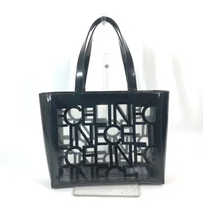Pre-owned Celine Black Vinyl Shoulder Bag Tote Bag ()