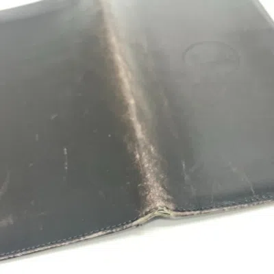 Pre-owned Celine Black Leather Long Wallet (bi-fold) ()