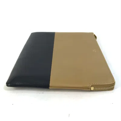 Pre-owned Celine Brown Leather Clutch Bag ()