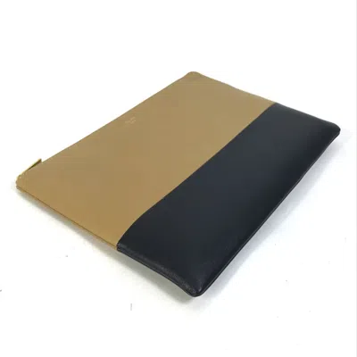 Pre-owned Celine Brown Leather Clutch Bag ()