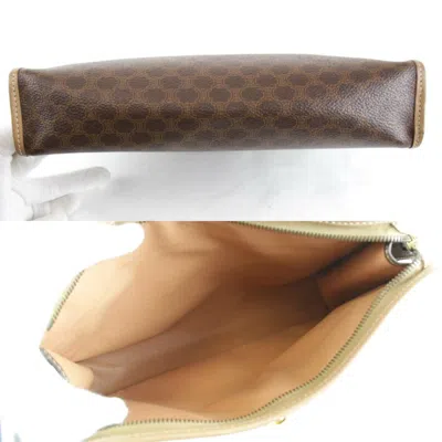 Pre-owned Celine Brown Pvc Clutch Bag ()
