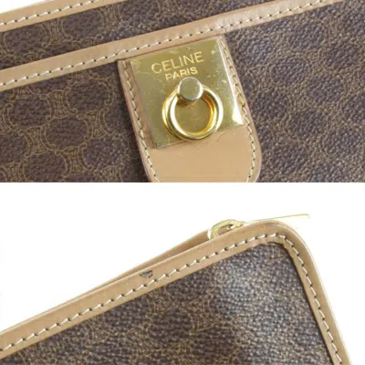 Pre-owned Celine Brown Pvc Clutch Bag ()