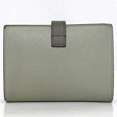 Pre-owned Celine Gray Leather Wallet (bi-fold) ()