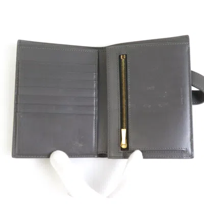 Pre-owned Celine Gray Leather Wallet (bi-fold) ()