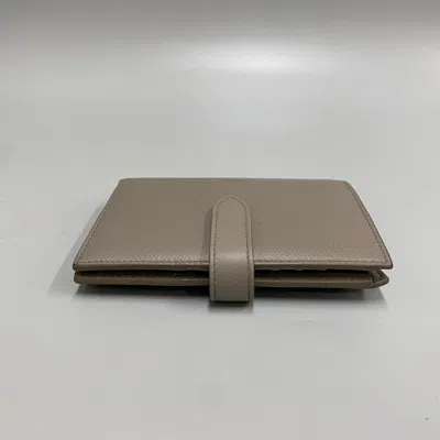 Pre-owned Celine Gray Leather Wallet (bi-fold) ()