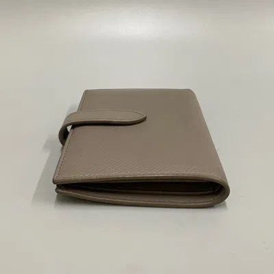 Pre-owned Celine Gray Leather Wallet (bi-fold) ()
