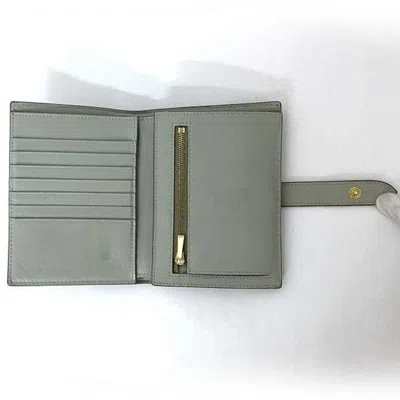 Pre-owned Celine Gray Leather Wallet (bi-fold) ()