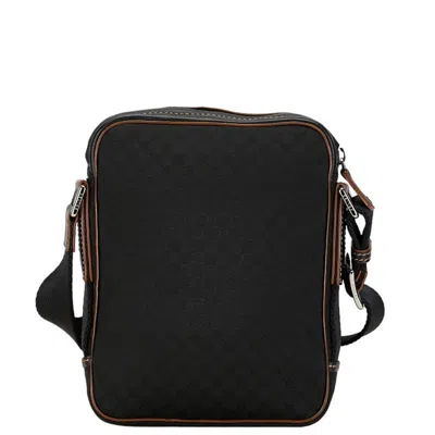 Pre-owned Celine Macadam Brown Canvas Shoulder Bag ()