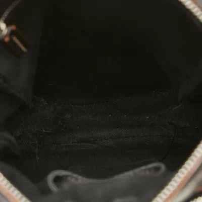Pre-owned Celine Macadam Brown Canvas Shoulder Bag ()