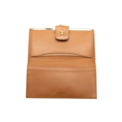 Pre-owned Celine Macadam Brown Pvc Leather Wallet (bi-fold) ()