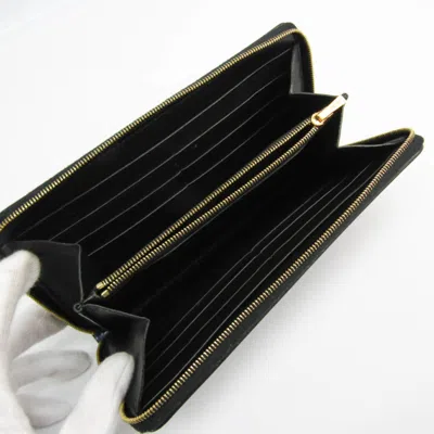 Pre-owned Celine Navy Leather Long Wallet (bi-fold) ()