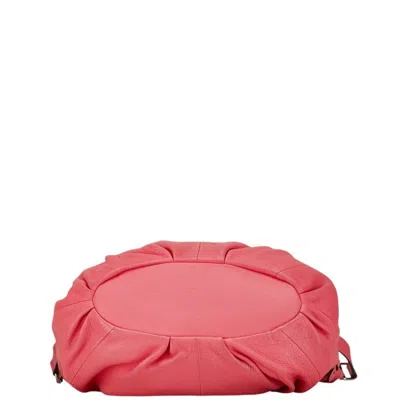 Pre-owned Celine Pink Leather Handbag Shoulder Bag ()