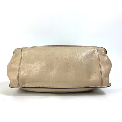 Pre-owned Fendi Beige Leather Shoulder Bag ()