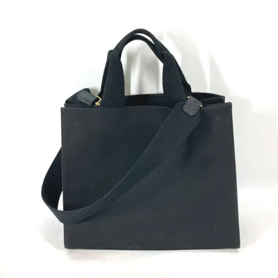 Pre-owned Fendi Black Cloth Shoulder Bag ()