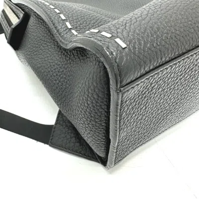 Pre-owned Fendi Black Leather Backpack ()