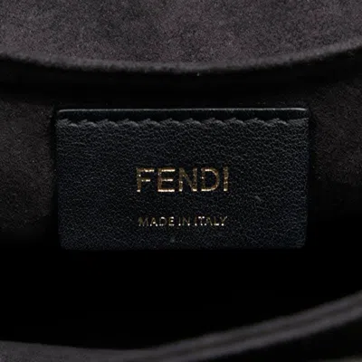 Pre-owned Fendi Black Leather Handbag Shoulder Bag ()